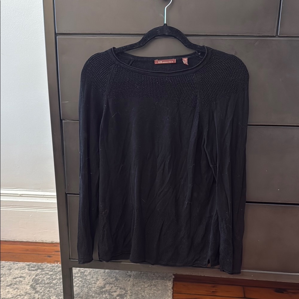 American Eagle Black Knit Sweater
